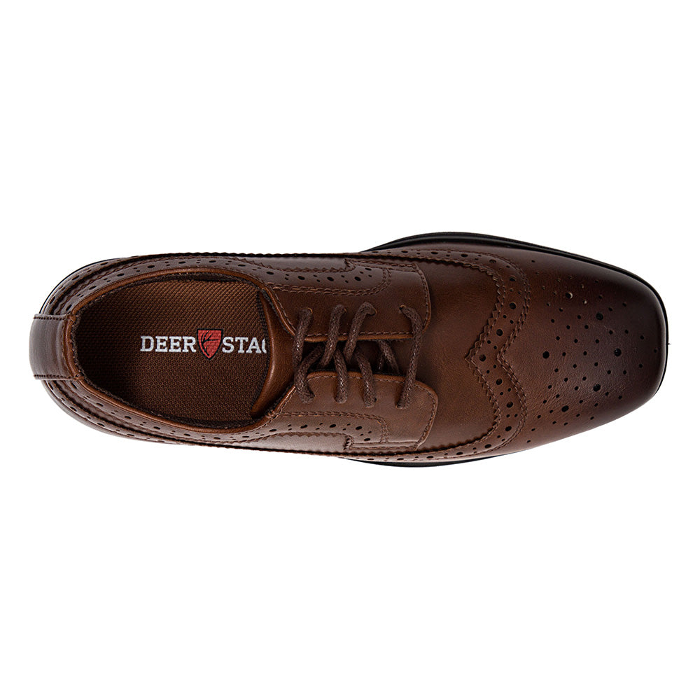 Deer Stags Kids' Ace Oxford in Brown