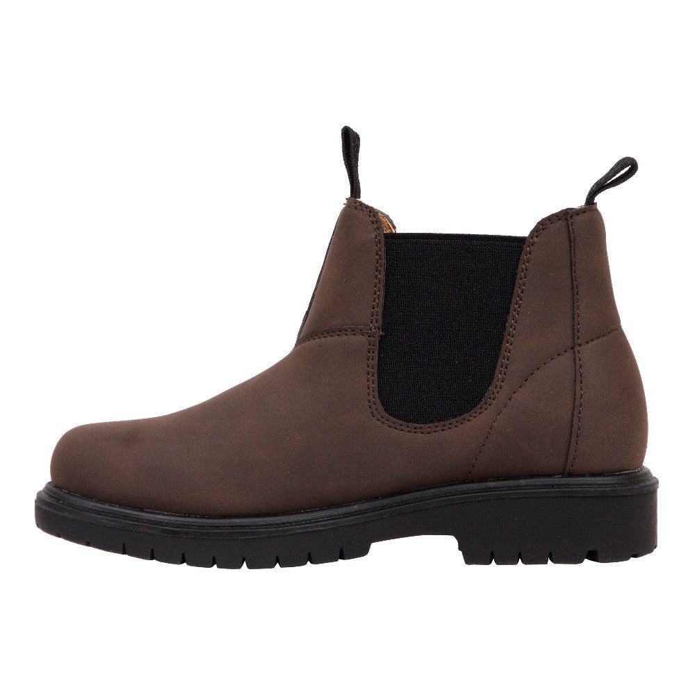 Deer Stags Kids' Brock Jr. Chelsea Boot in Dark Brown