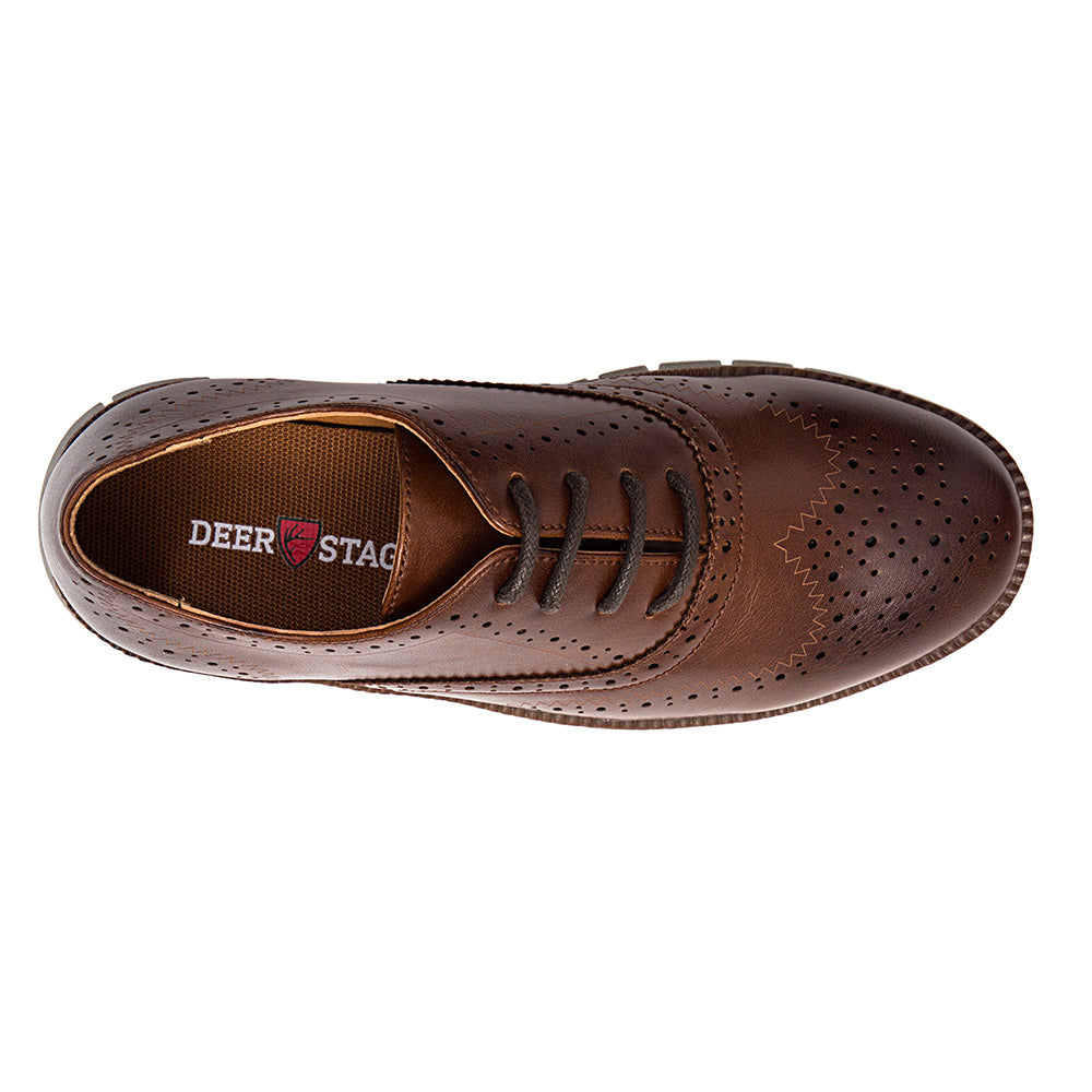 Deer Stags Benton Jr. Oxford in Brown