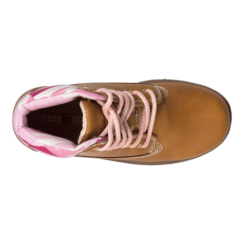 Deer Stags Kids Mak2 in Dark Wheat / Pink Camo