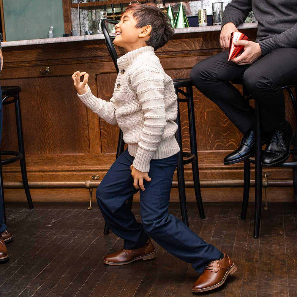 Deer Stags Matthew Jr in Dark Brown