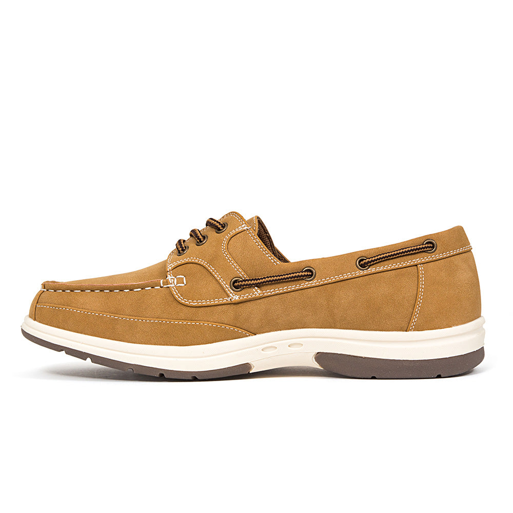 Deer Stags Men's Mitch Boat Shoe in Light Tan