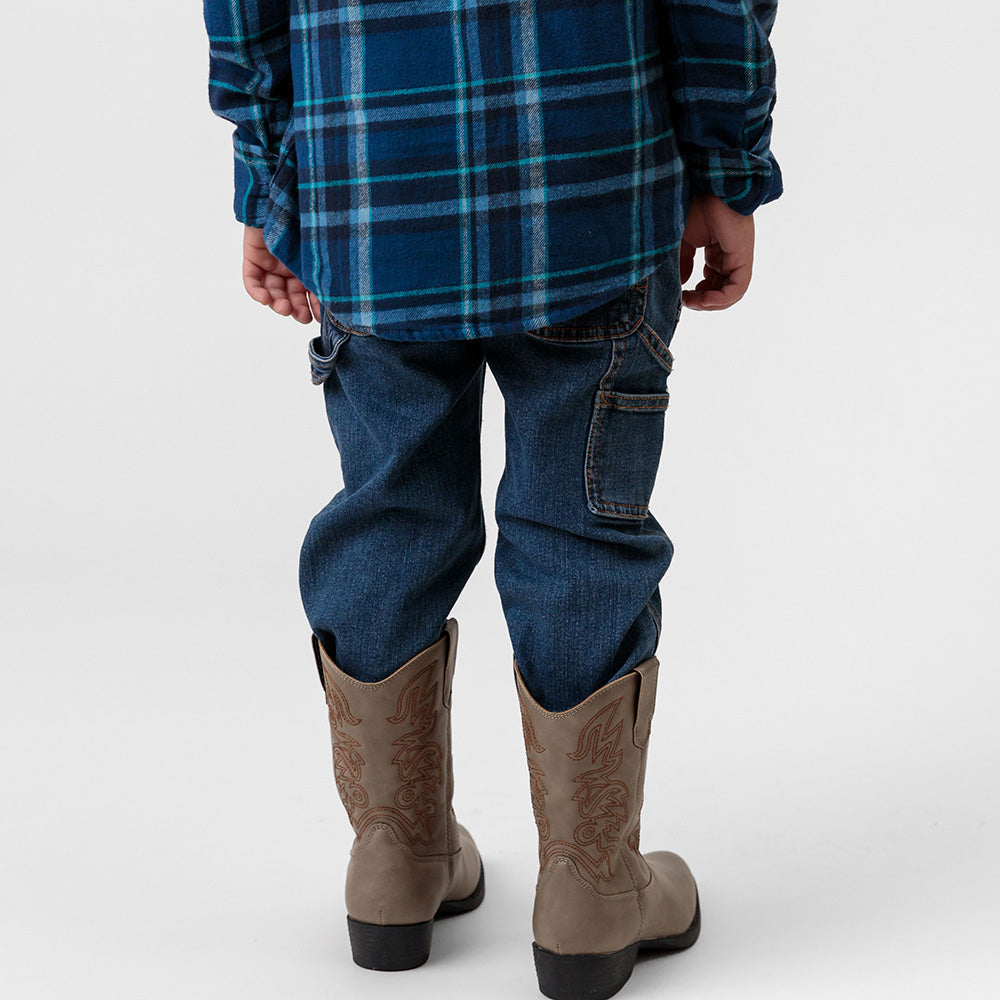 Deer Stags Kids Ranch in Light Taupe