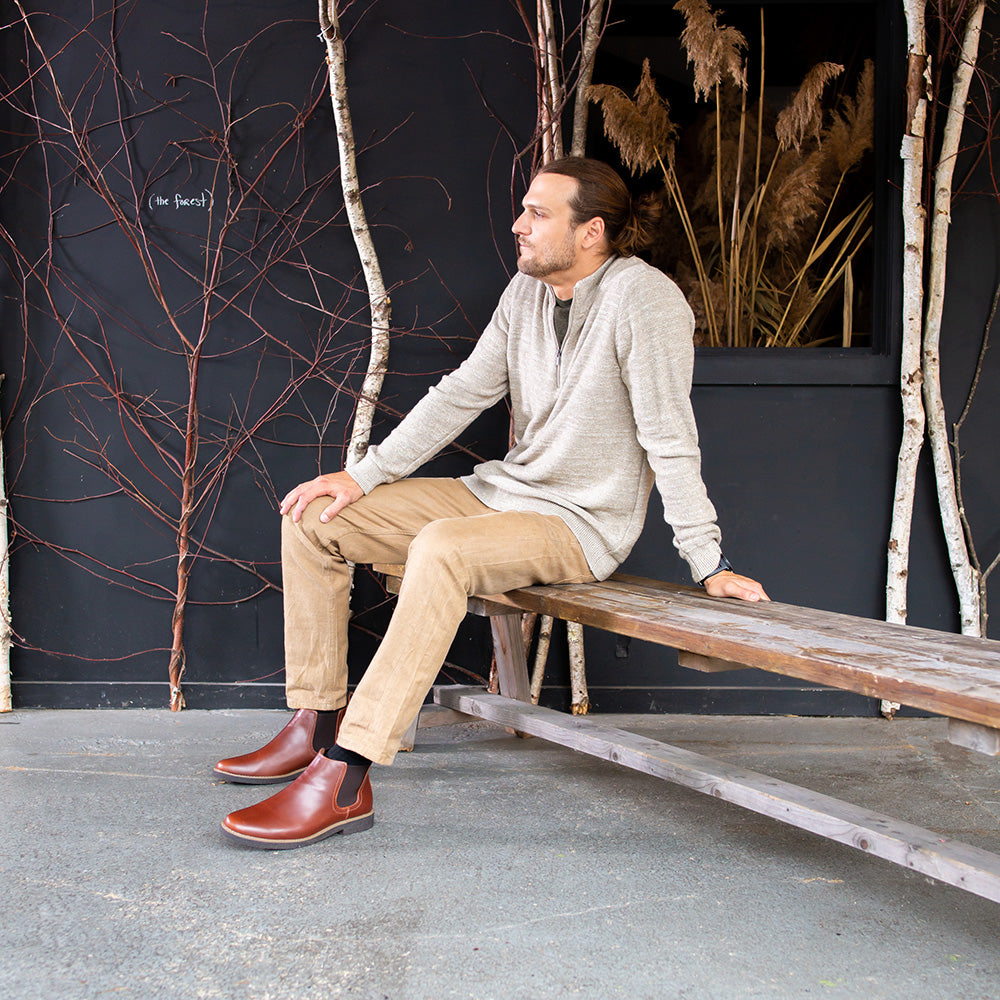 Deer Stags Men's Rockland in Redwood